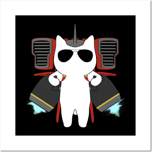 Jetpack Cat Posters and Art